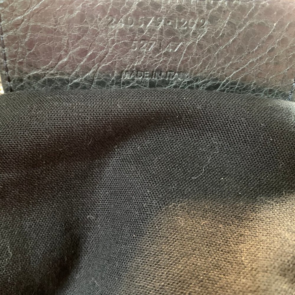 BALENCIAGA Gray Anthracite Town Crossbody Leather Bag - Picture 11 of 15